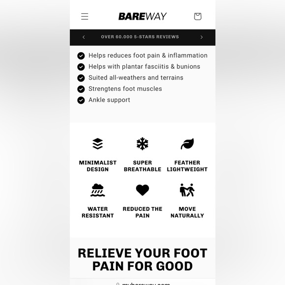 Bareway minimalist explorer boot men’s 9 - Picture 2 of 5